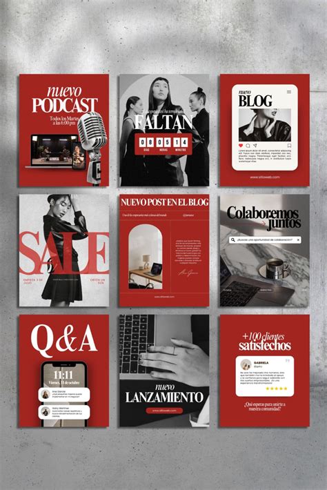 🌟 80 Editorial Style Templates in Canva | Social Media Tools ...