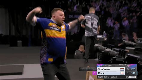 Josh Rock hits 'best nine-darter of all-time' in Premier League as ...