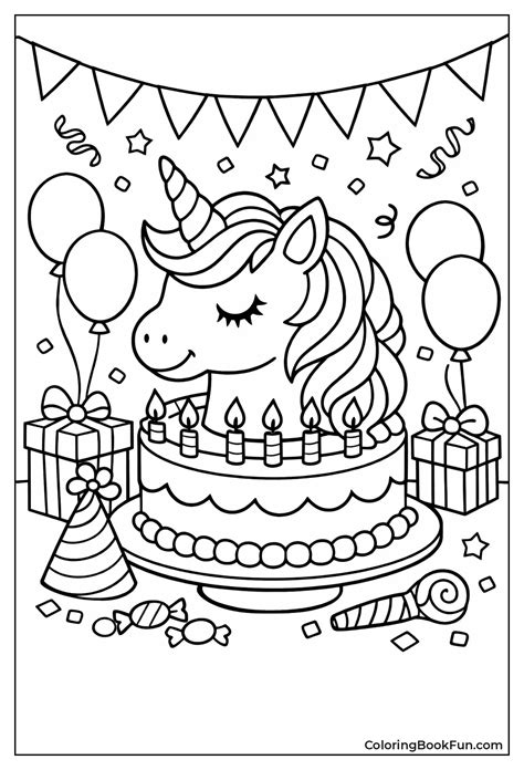 51 Birthday Coloring Pages (Free PDFs) - ColoringBookFun