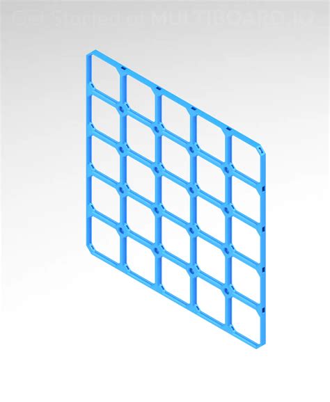 10x10 MU (5x5 LU) - MultiBoard Square Plate - 3D model by MultiBuild on ...