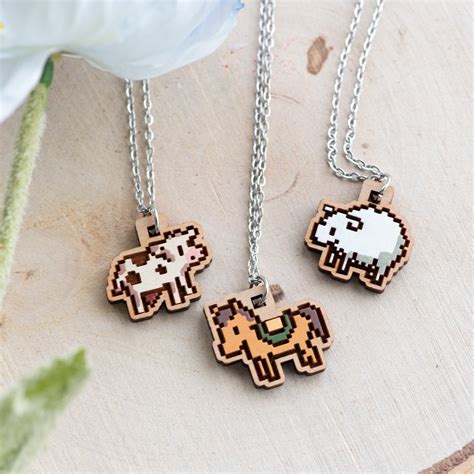 Barn Animals Necklace - Stardew Valley – Robin Valley Official Store