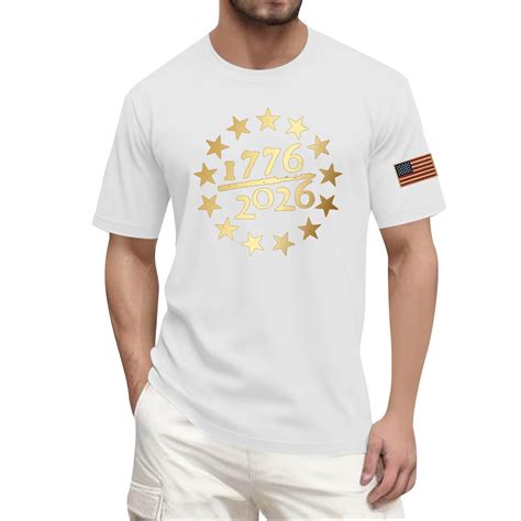 ASDFVBKG Usa Flag Shirts for Men: 1776-2026 250th Anniversary ...