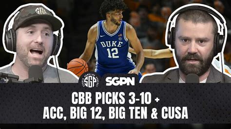 College Basketball Picks: Tue, Mar 10th + ACC, Big 12, Big Ten & CUSA ...