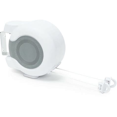 Cuerda para colgar la ropa, retráctil automáticamente, 2 hilos, caja de ...