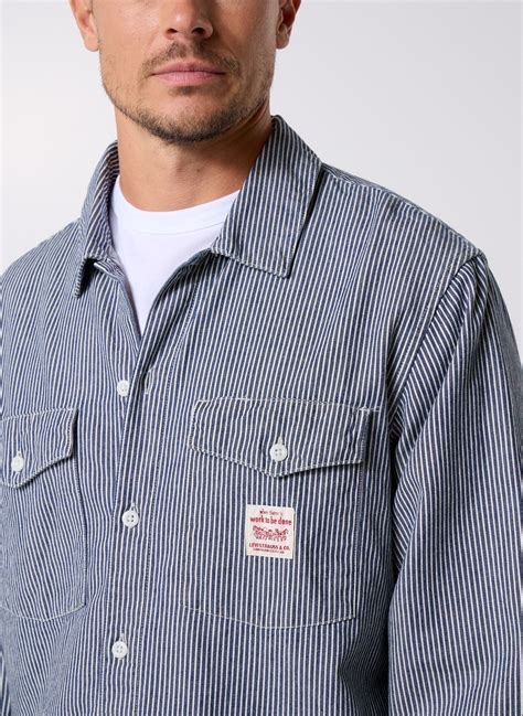 Camisas LS WORKER DARK INDIGO - FLAT FINISH herren azul Levi's ...