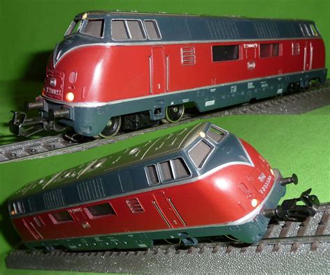 Roter Elch DB Diesellok V 200 Märklin 3021- Delta-Digital dn (Defekt ...