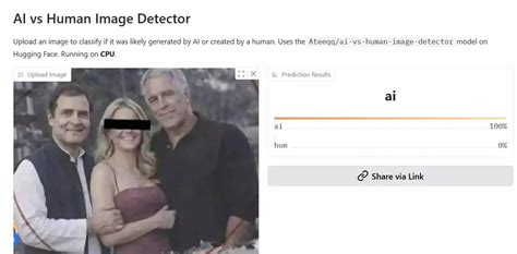Photos Of Modi, Sonia, Rahul With Jeffrey Epstein Are AI-Generated | BOOM