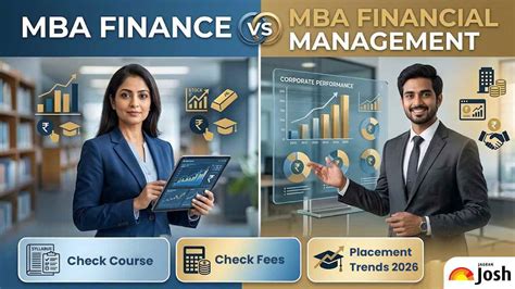 MBA finance vs MBA financial management: Check top colleges, fees, and ...