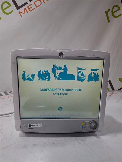 GE Healthcare Carescape B650 Critical Care Patient Monitor