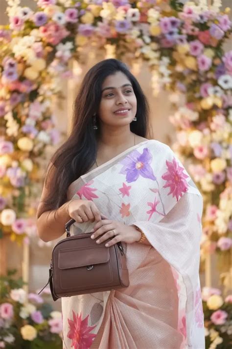 Elegant Floral Kota Cotton Saree | Lightweight & Breathable Daily Wear ...