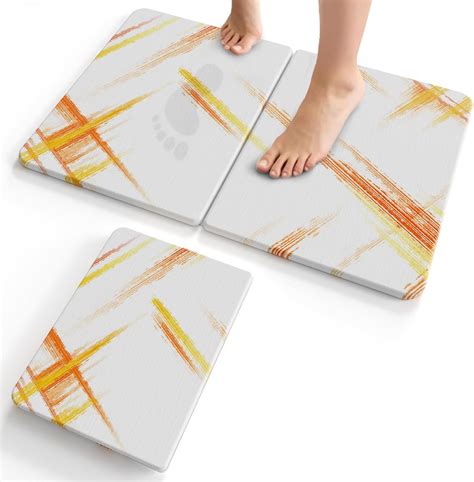 Amazon.com: Foldable Stone Bath Mat - 24"x16" Fast-Drying Diatomaceous ...