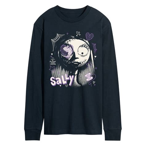 The Nightmare Before Christmas - Sally Face - Men's Long Sleeve Graphic ...