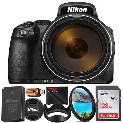 Nikon COOLPIX P1100 125x Super Zoom Compact Digital Camera + SanDisk ...