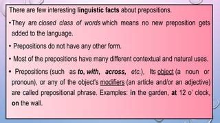 LESSON PLAN PPT IN ENGLISH PREPOSITION LESSONS | PDF