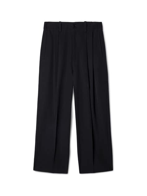 OW EMB WOOL DARTED PANT in BLACK for Men | Off-White™