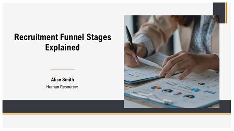 Recruitment Funnel Stages Explained PPT Mockup AT