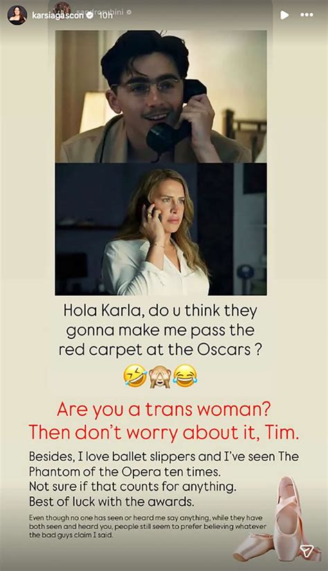 Karla Sofia Gascón weighs in on Timothée Chalamet’s opera and ballet drama