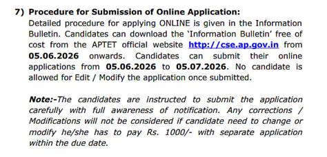 AP TET 2026 Registration Begins; Applications Open Till July 5 At ...