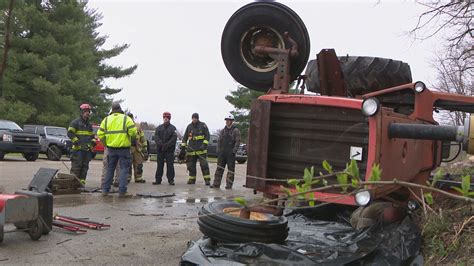 Firefighters get hands-on training to respond to farming, agricultural accidents