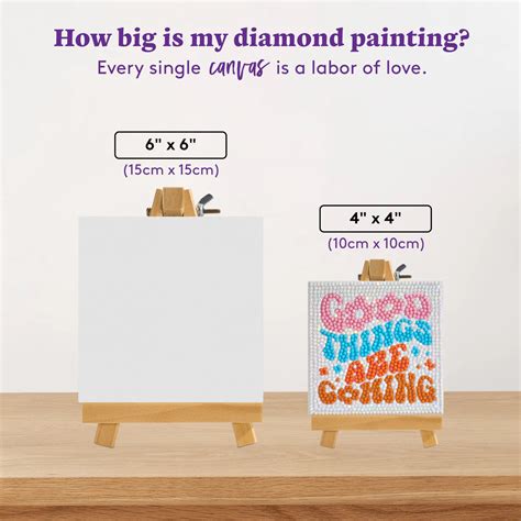 Diamond Art Club Mini Easels - Good Things Are Coming Diamond Painting ...