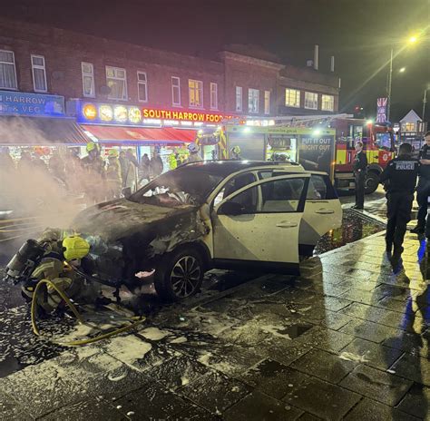 Car fire shuts part of Northolt Road in South Harrow - Harrow Online