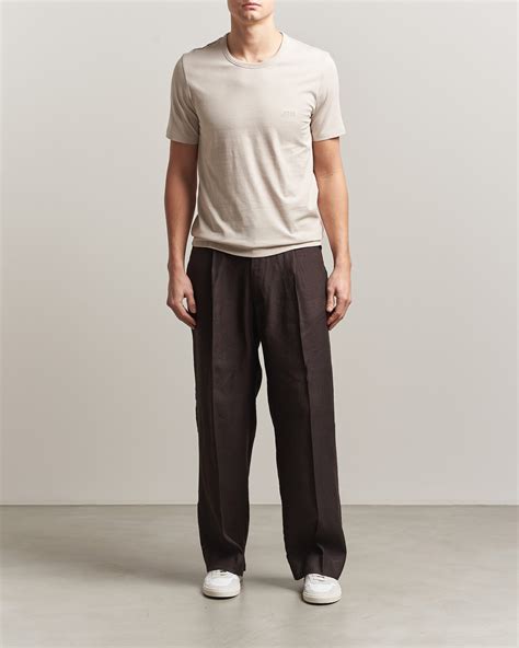 BOSS BLACK 3-Pack Crew Neck T-Shirt Grey/Beige/Black at CareOfCarl.com