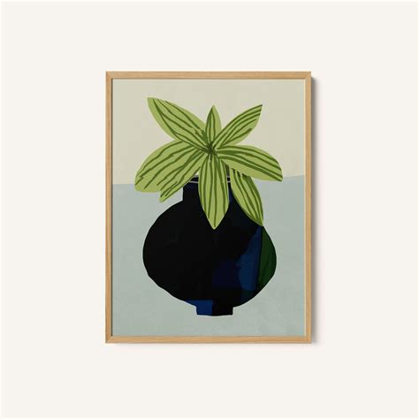 Still Life Indoor Plant Painting: Buy Botanical Paintings & Art Prints Online in UK – Dessine Art UK