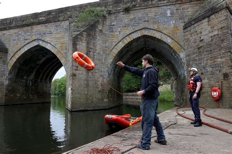 Durham firefighters carry out water rescue demonstration on River Wear that could help save a ...