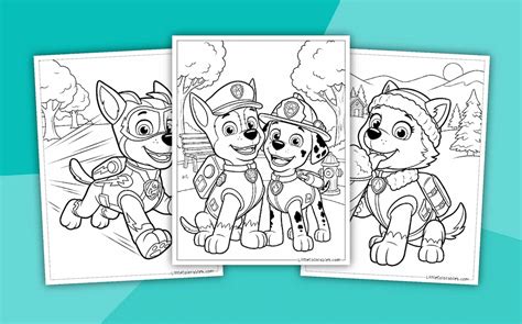 62 PAW Patrol Coloring Pages | Free Printable PDF