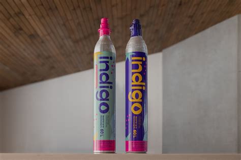 Which cylinder goes with which sparkling water maker? The Indigo Soda