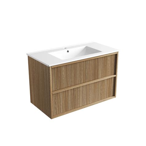 Aulic Venetta Flutted Wall Hung Vanity – Tuck Plumbing Fixtures