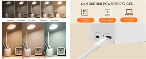 Buy One94Store RoundGlow Rechargeable LED Desk Lamp – Touch Control ...
