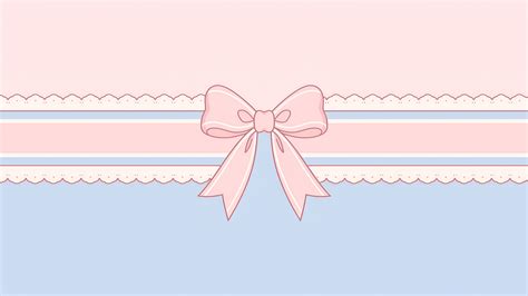 Aesthetic Pink Bow Wallpaper