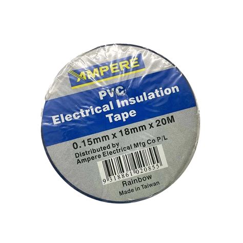 Ampere Insulation Tape PVC 0.15mm x 18mm x 20m - Industrial