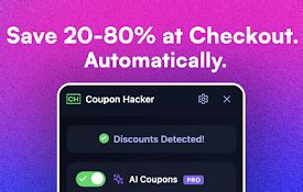 Chrome Coupon Finder – Find & Apply Discount Codes with One Click ...