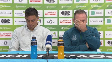 Ricky laughs off question as 'weak-gutted dog' feud reignited