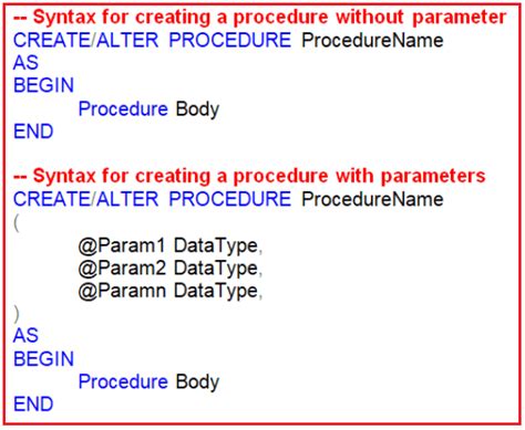 What Is A Stored Procedure In Sql Server And Why Use It And Advantages