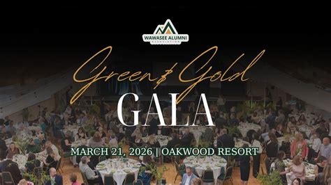 Green & Gold Gala 2026, Oakwood Event Center, Syracuse, 21 March 2026 ...