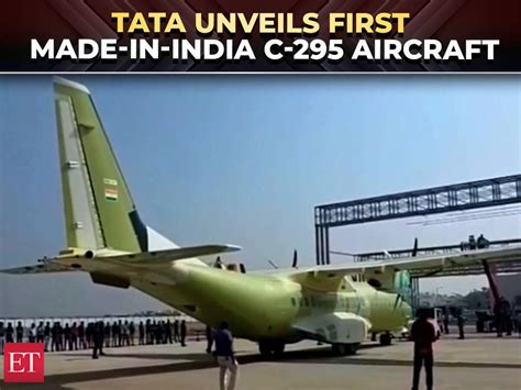 India’s first privately built military aircraft C-295 rolled out by ...