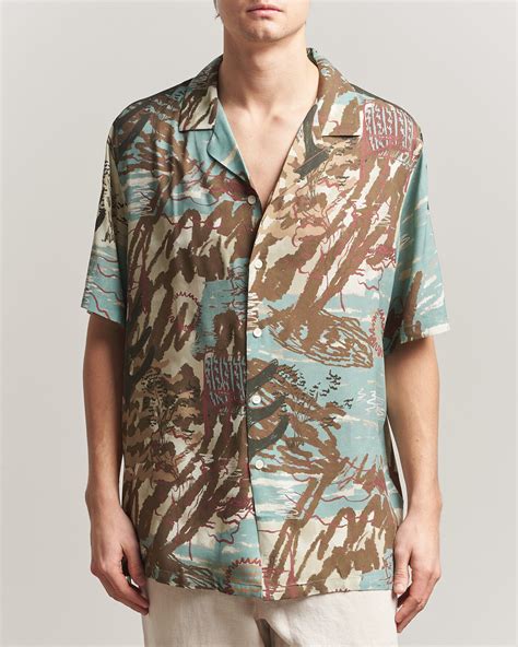 OAS Rocco Viscose Short Sleeve Shirt Montara at CareOfCarl.com
