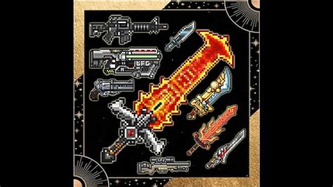 Mixed game weapons pack+waifu Texture Pack - Terraria-Game.com