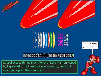 Items & Objects - Metroid: Zero Mission - Game Boy Advance - The ...