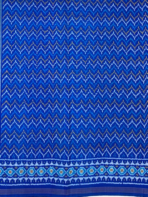 Second Skin I Patola Saree Royal Blue In Colour