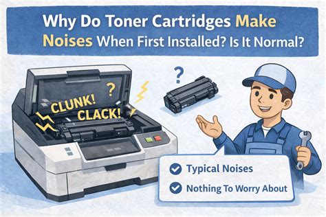 Why Does a New Toner Cartridge Make Noise After Installation? – ASTA Office.sa