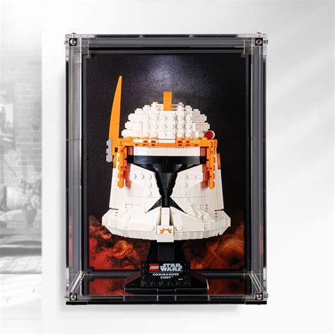 Wall Mounted Display Case for LEGO® Star Wars Commander Cody Helmet (7 ...