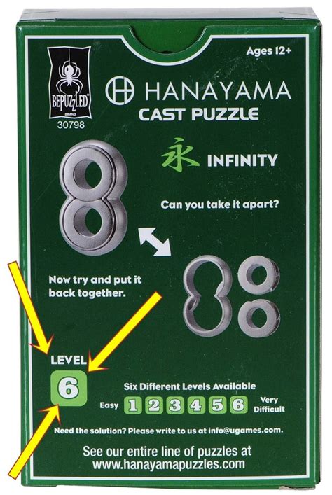 Infinity Hanayama Puzzle, Level 6, Red Velveteen Pouch, Bundle | eBay