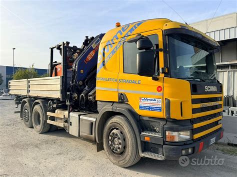 Camion Gru SCANIA R124 LB cassone ribaltabile - Veicoli commerciali In vendita a Forlì-Cesena
