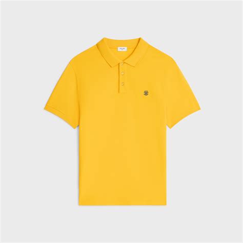 เชิ้ตโปโล ผ้าปิเก้คอตตอนเจอร์ซีย์ - | CELINE | เซลีน