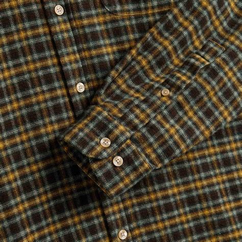 Portuguese Flannel Vouga Shirt - Green AW25080-GRN – Stuarts London