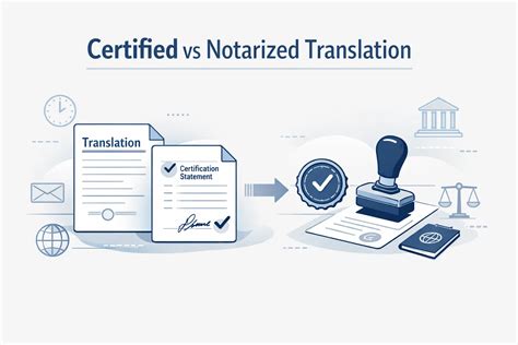 Certified vs Notarized Translation: What You Need (2026)